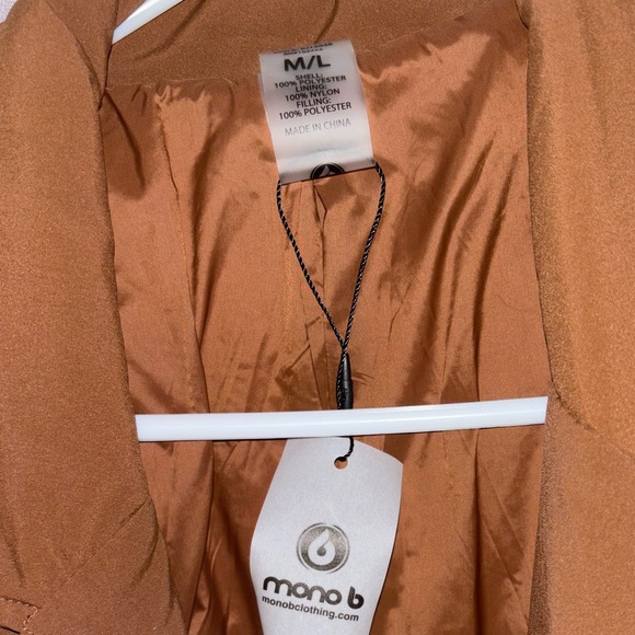 NWT MONO B MID LENGTH TRENCH COAT - Picture 7 of 8